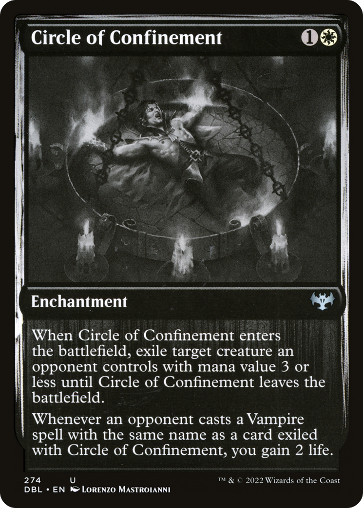 Circle of Confinement (DBL-274)  Foil - Innistrad: Double Feature