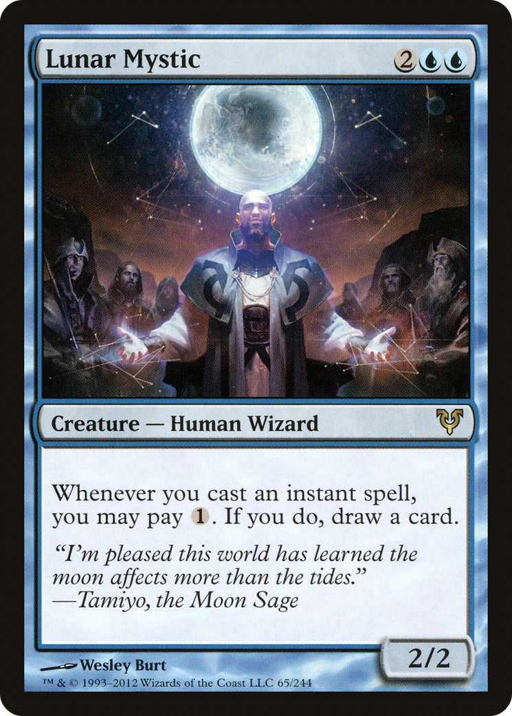 Lunar Mystic (AVR-065)  - Avacyn Restored