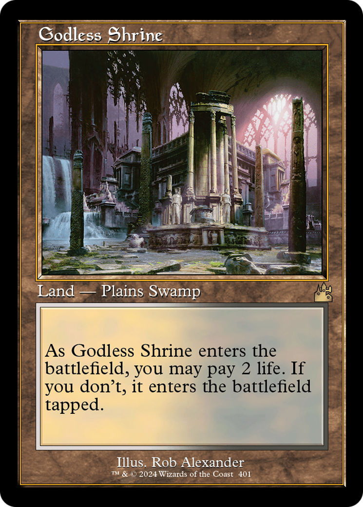Godless Shrine (Retro Frame) (RVR-401)  - Ravnica Remastered