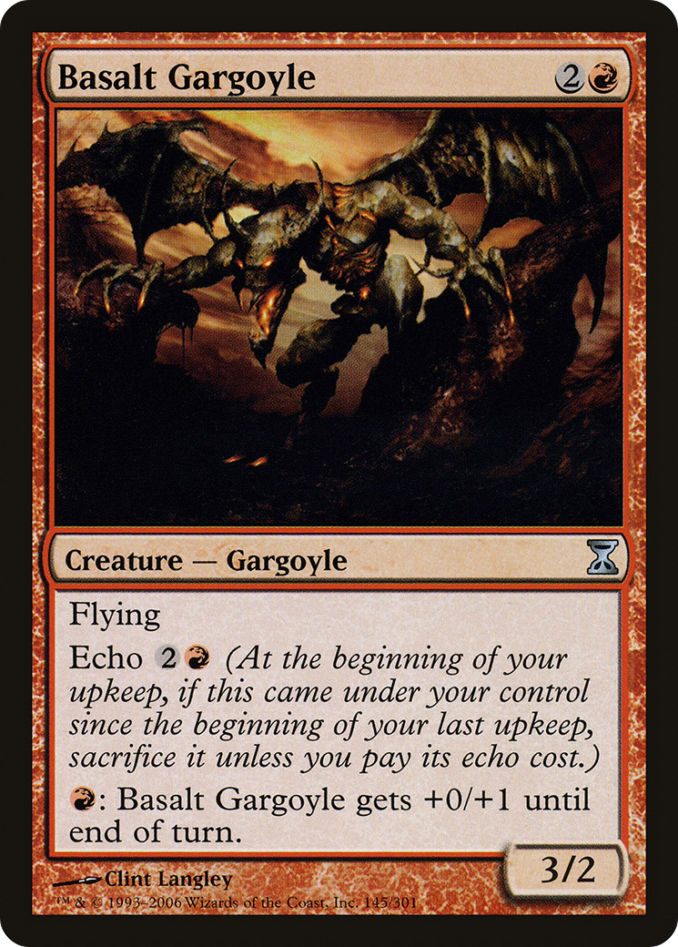 Basalt Gargoyle (TSP-145)  Foil - Time Spiral
