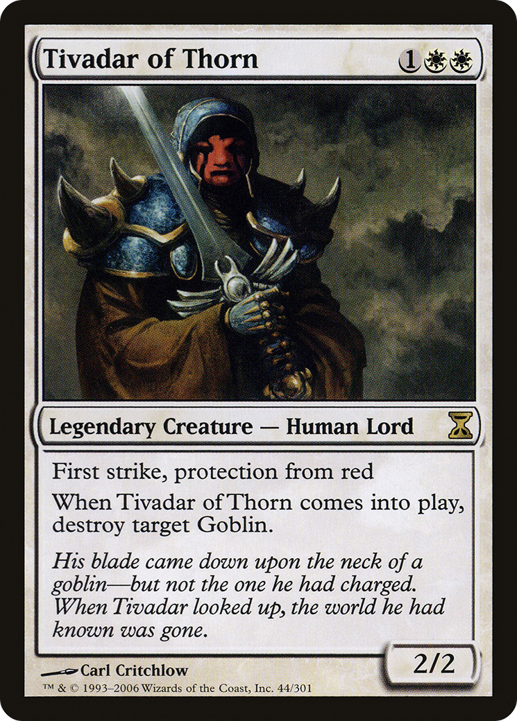 Tivadar of Thorn (TSP-044) - Time Spiral Foil