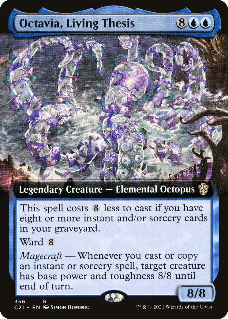 Octavia, Living Thesis (Extended Art) (C21-356)  - Commander 2021: (Extended Art)