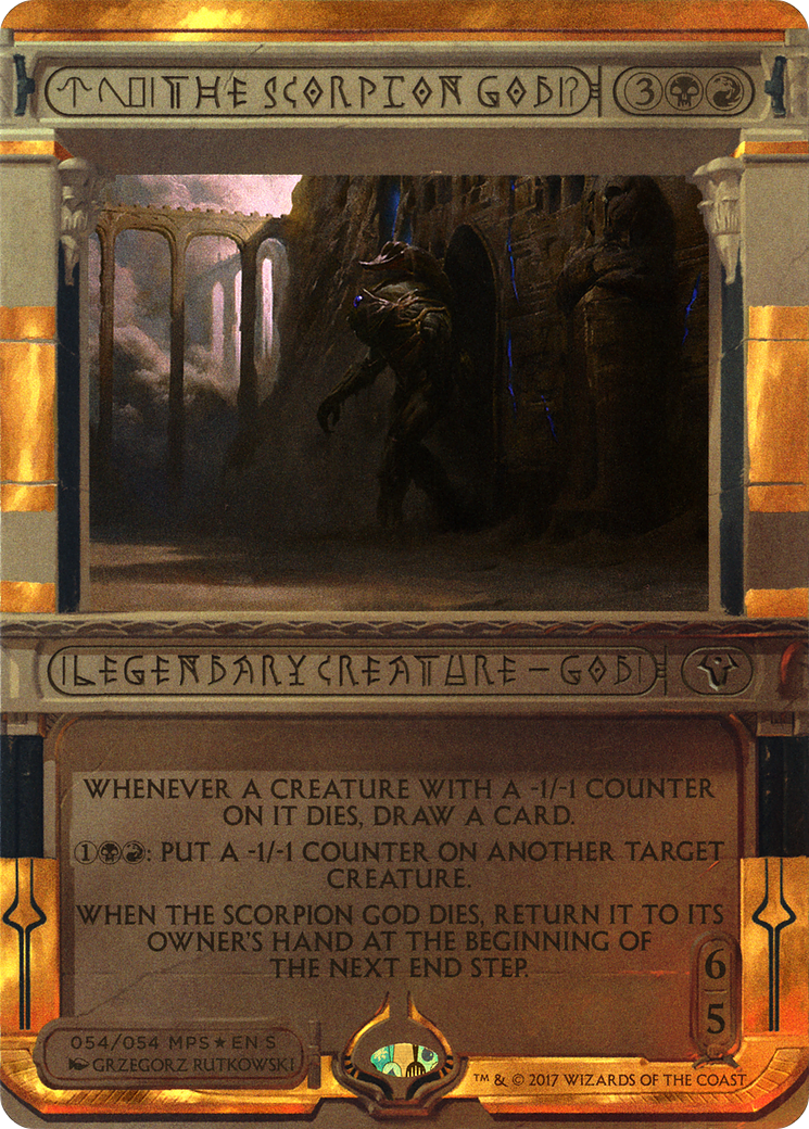 The Scorpion God (MPS2-054)  Foil - Amonkhet Invocations (Borderless)