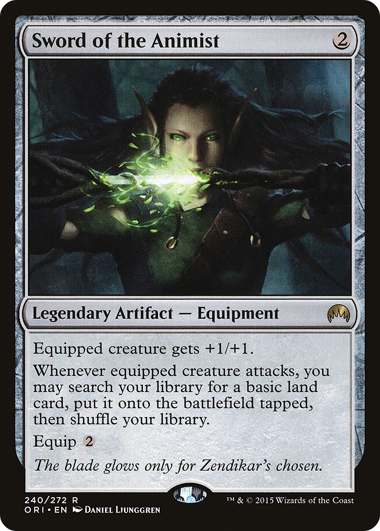 Sword of the Animist (ORI-240)  - Magic Origins