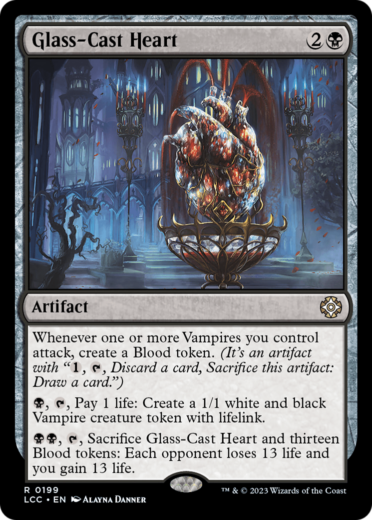 Glass-Cast Heart (LCC-199)  - The Lost Caverns of Ixalan Commander