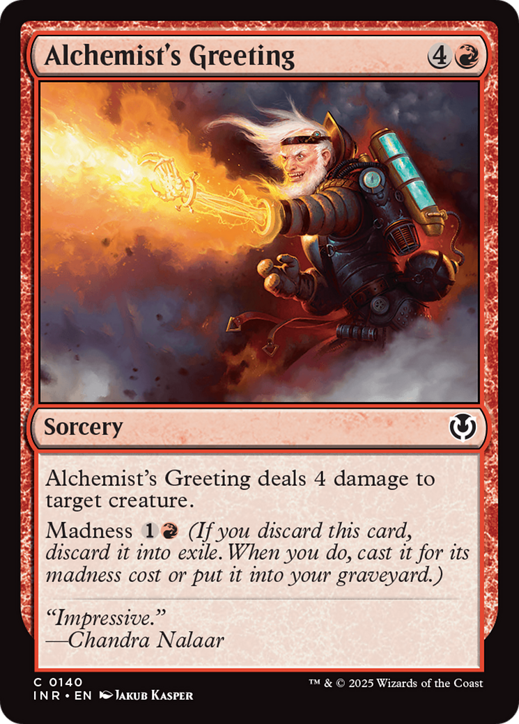 Alchemist's Greeting (INR-140)  Foil - Innistrad Remastered