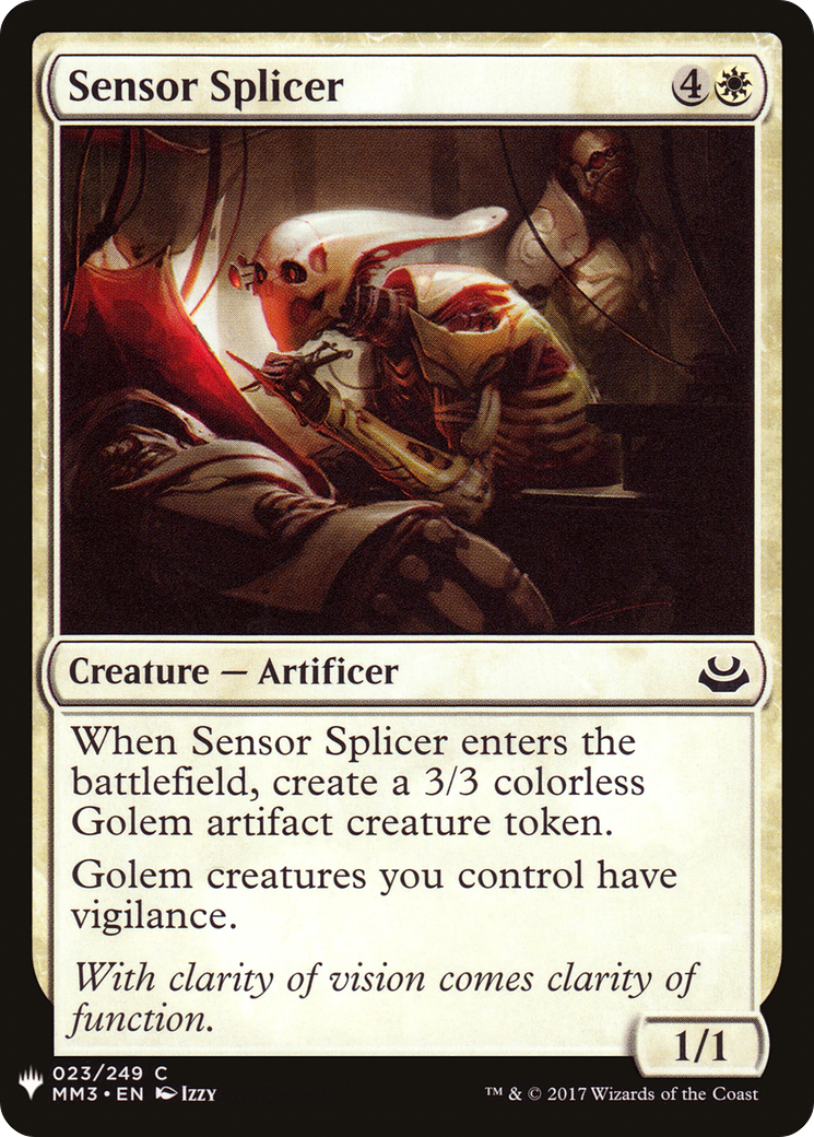 Sensor Splicer (LIST-023)  - The List