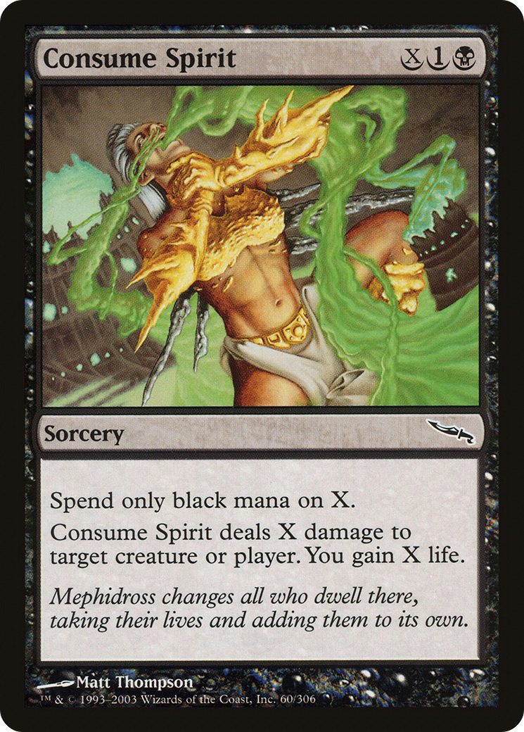 Consume Spirit (MRD-060)  Foil - Mirrodin