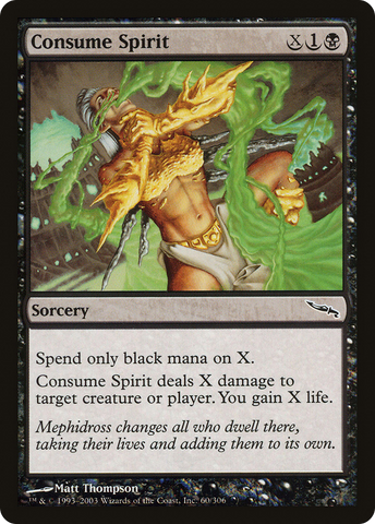 Consume Spirit (MRD-060)  Foil - Mirrodin