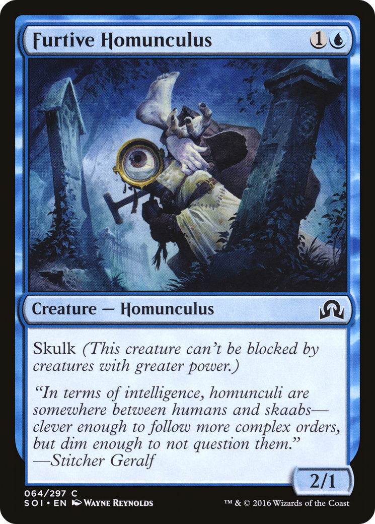 Furtive Homunculus (SOI-064)  - Shadows over Innistrad