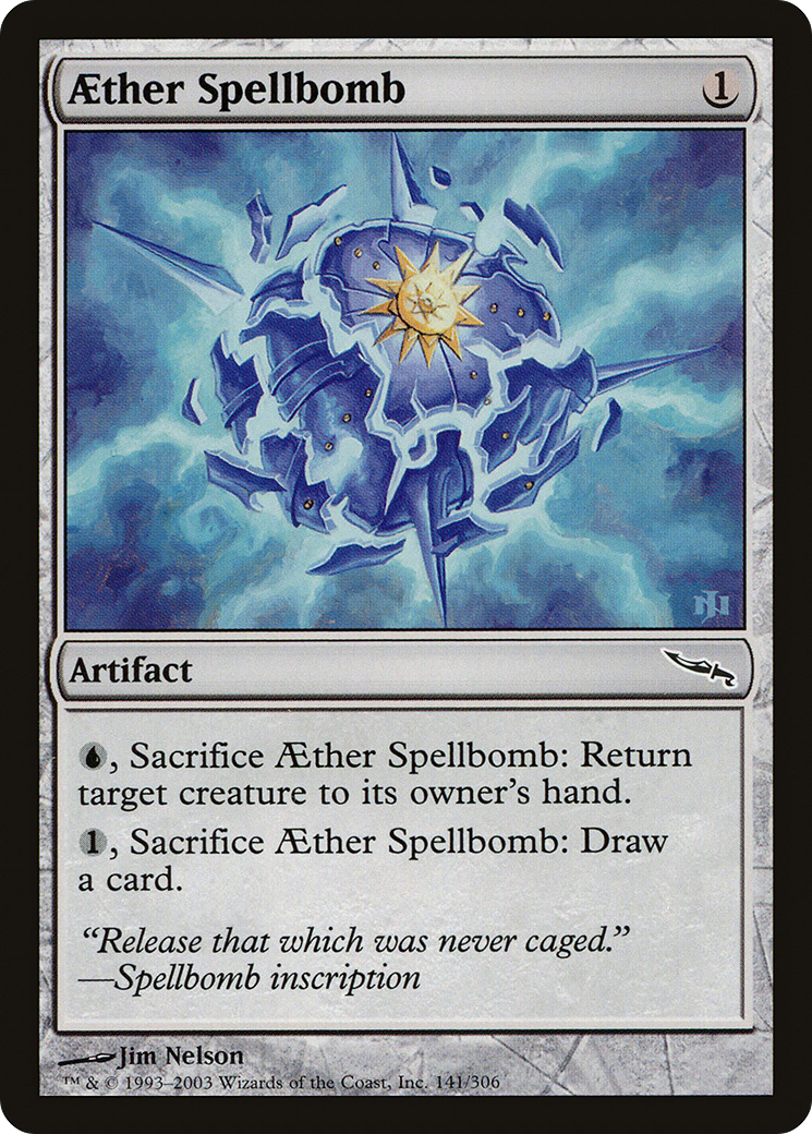 Aether Spellbomb (MRD-141)  - Mirrodin