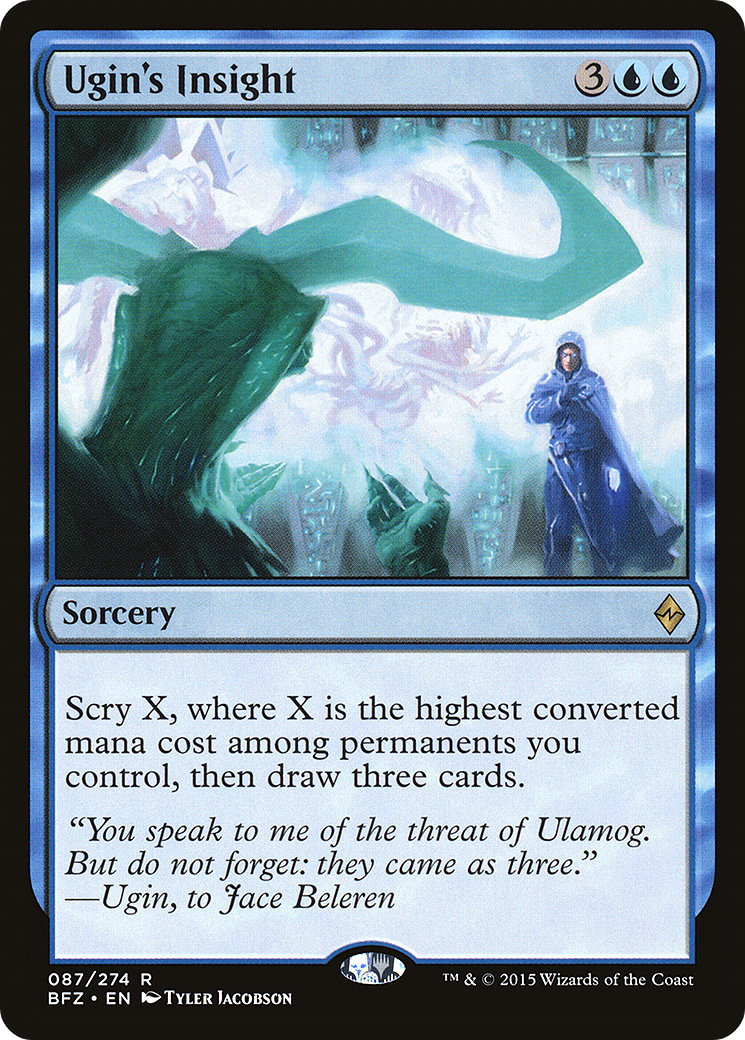 Ugin's Insight (BFZ-087)  - Battle for Zendikar