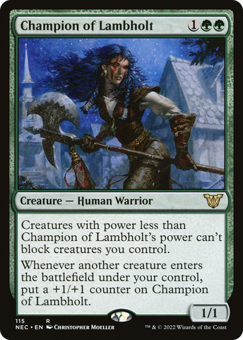 Champion of Lambholt (NEC-115)  - Neon Dynasty Commander