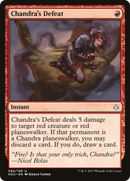 Chandra's Defeat (HOU-086)  Foil - Hour of Devastation