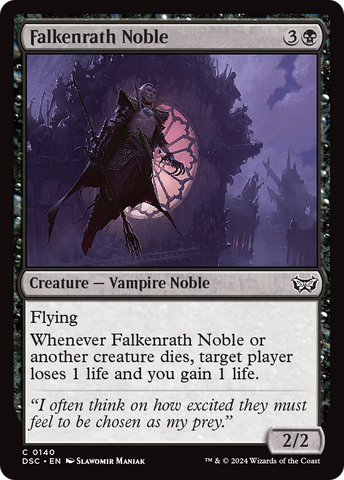 Falkenrath Noble (DSC-140)  - Duskmourn: House of Horror Commander