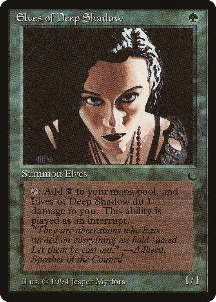 Elves of Deep Shadow (DRK-)  - The Dark