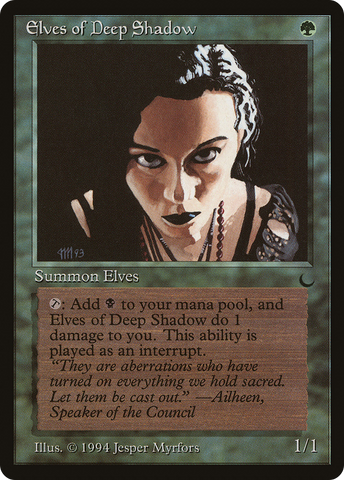 Elves of Deep Shadow (DRK-)  - The Dark