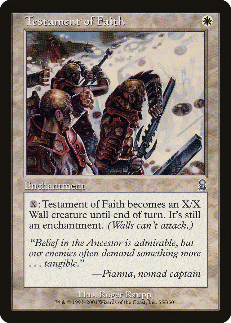 Testament of Faith (ODY-055)  Foil - Odyssey