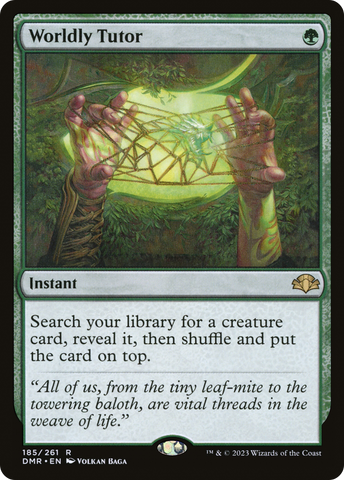 Worldly Tutor (DMR-185)  - Dominaria Remastered