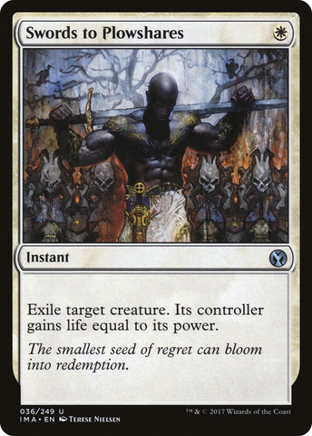 Swords to Plowshares (IMA-036)  Foil - Iconic Masters