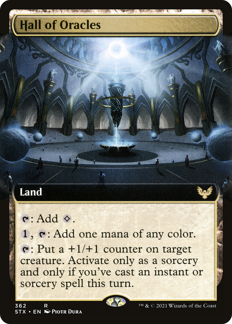 Hall of Oracles (Extended Art) (STX-362)  Foil - Strixhaven: School of Mages: (Extended Art)