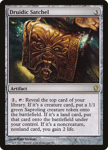 Druidic Satchel (C13-242)  - Commander 2013