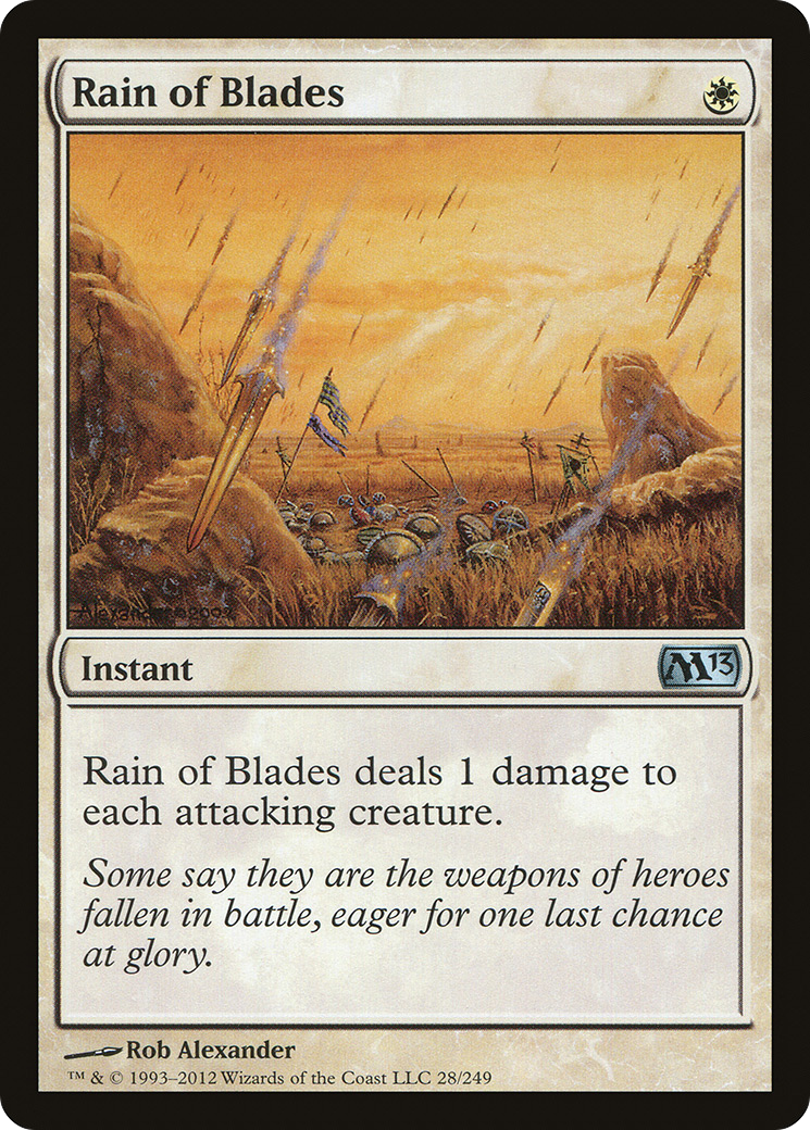 Rain of Blades (M13-028)  - Magic 2013