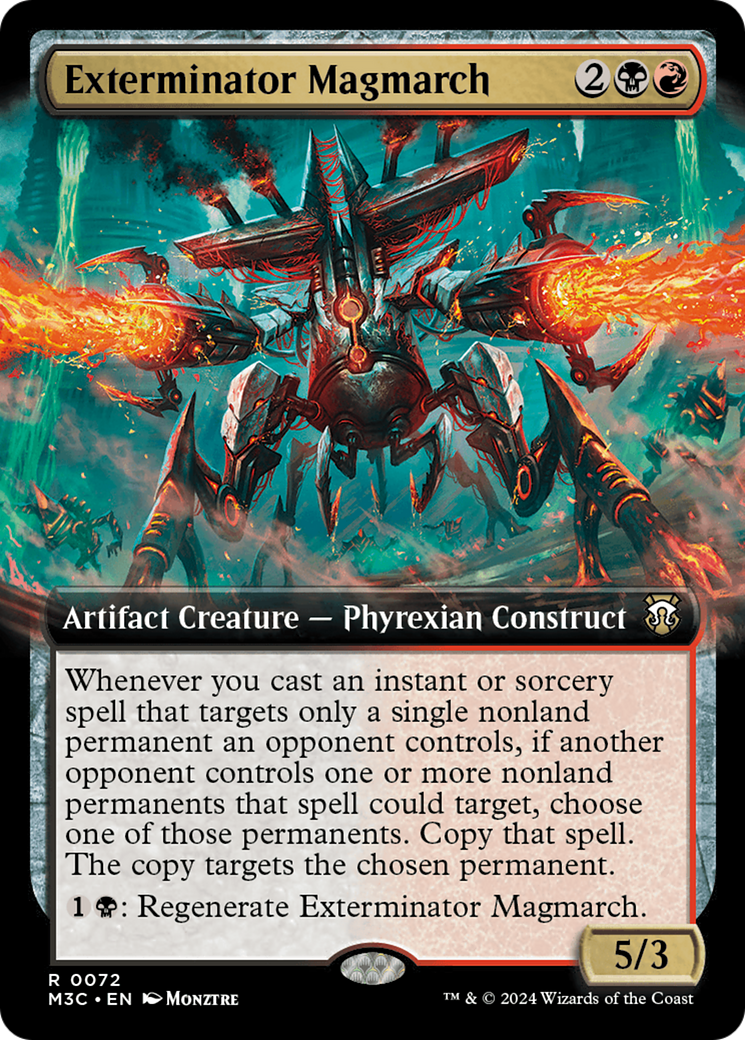 Exterminator Magmarch (Extended Art) (M3C-072)  - Modern Horizons 3 Commander: (Extended Art)