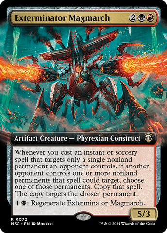 Exterminator Magmarch (Extended Art) (M3C-072)  - Modern Horizons 3 Commander: (Extended Art)