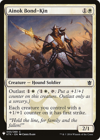 Ainok Bond-Kin (LIST-KTK-3)  - The List