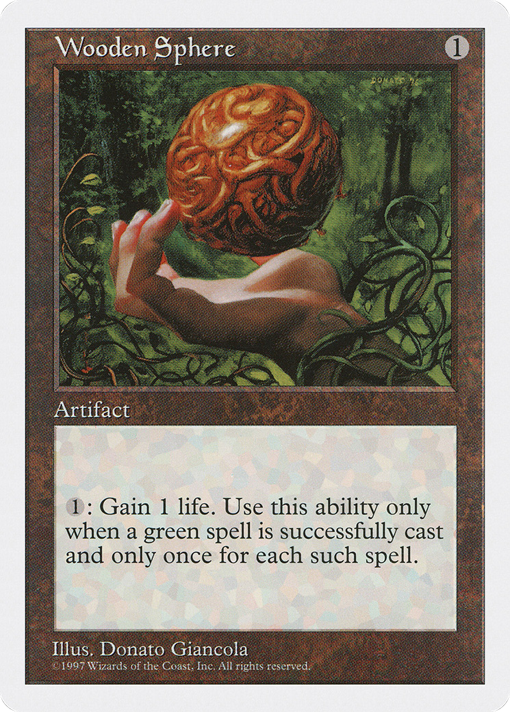 Wooden Sphere (5ED-)  - Fifth Edition
