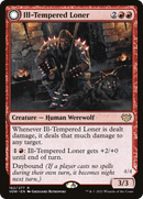 Ill-Tempered Loner (VOW-162)  Foil - Innistrad: Crimson Vow: (Double Faced Transform)