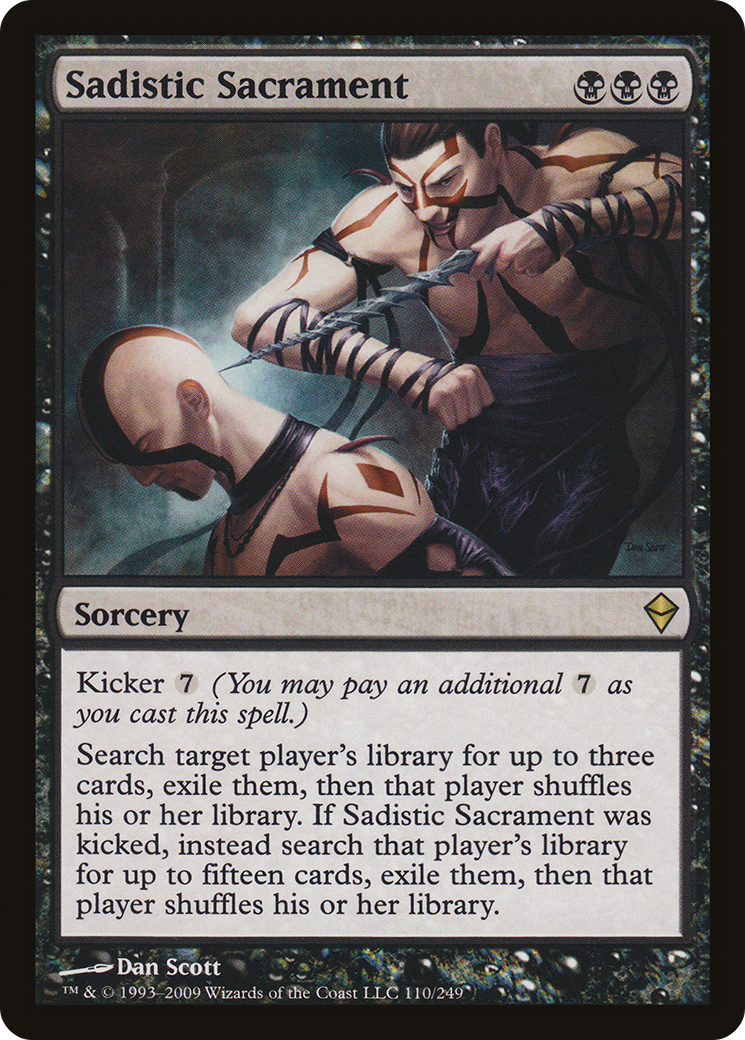 Sadistic Sacrament (ZEN-110)  Foil - Zendikar