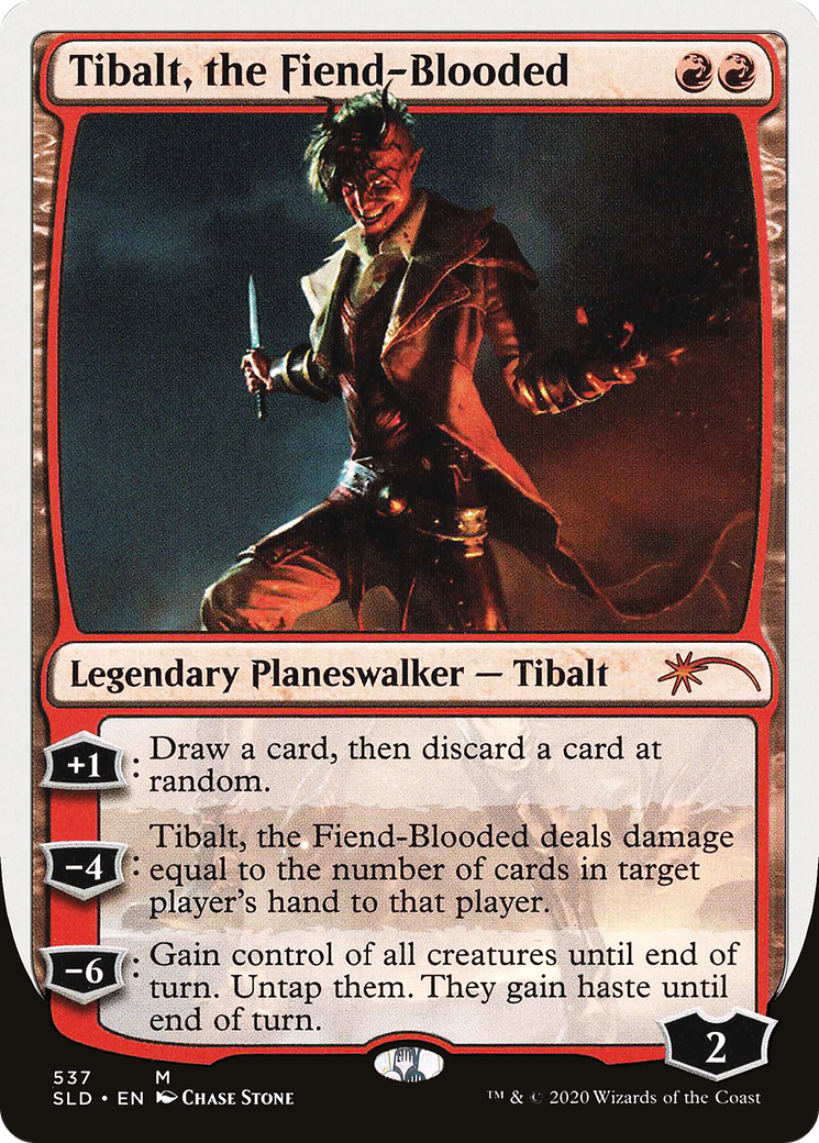 Tibalt, the Fiend-Blooded (WB) (SLD-537)  - Secret Lair Drop