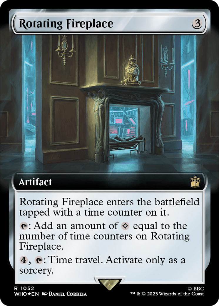 Rotating Fireplace (Extended Art) (Surge Foil) (WHO-1052)  Foil - Doctor Who: (Extended Art)