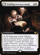 Wedding Announcement (Extended Art) (VOW-355)  - Innistrad: Crimson Vow: (Extended Art, Double Faced Transform)