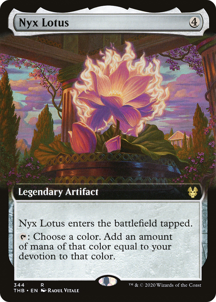 Nyx Lotus (Extended Art) (THB-344)  Foil - Theros Beyond Death: (Extended Art)