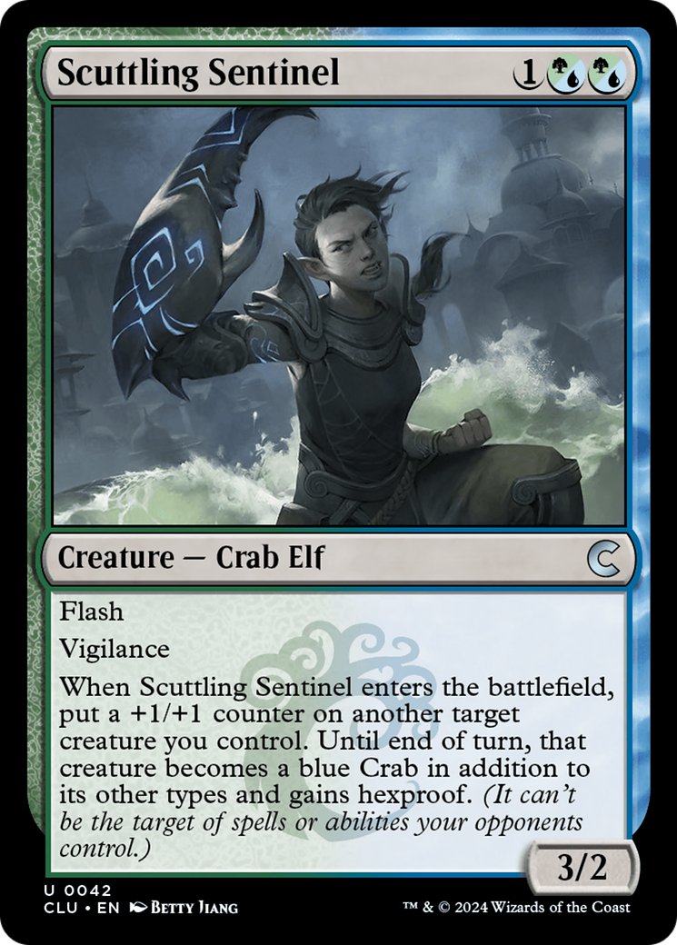 Scuttling Sentinel (CLU-042)  - Ravnica: Clue Edition