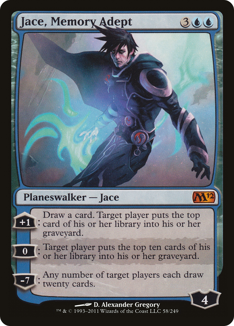 Jace, Memory Adept (M12-058)  Foil - Magic 2012