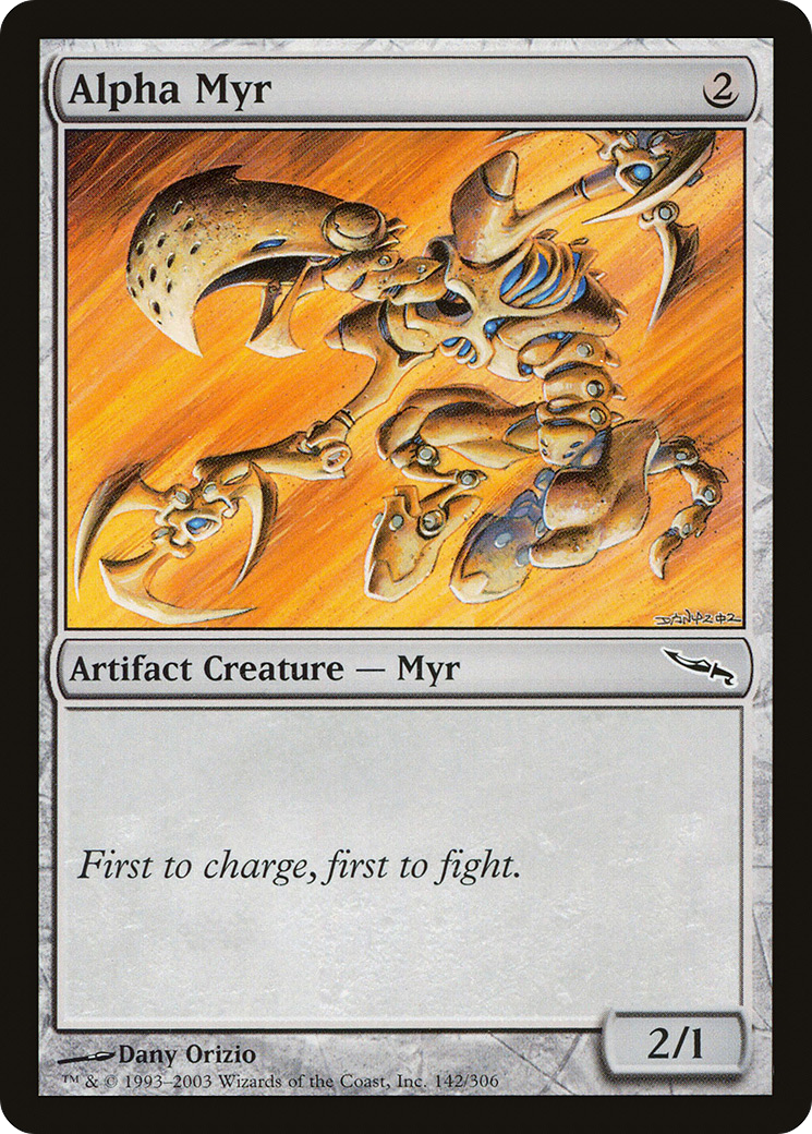 Alpha Myr (MRD-142)  Foil - Mirrodin