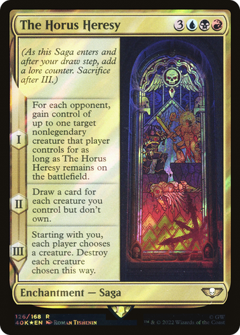 The Horus Heresy (Surge Foil) (40K-126)  Foil - Warhammer 40,000 Commander