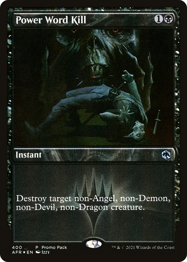 Power Word Kill (PPAFR-400)  Foil - Adventures in the Forgotten Realms