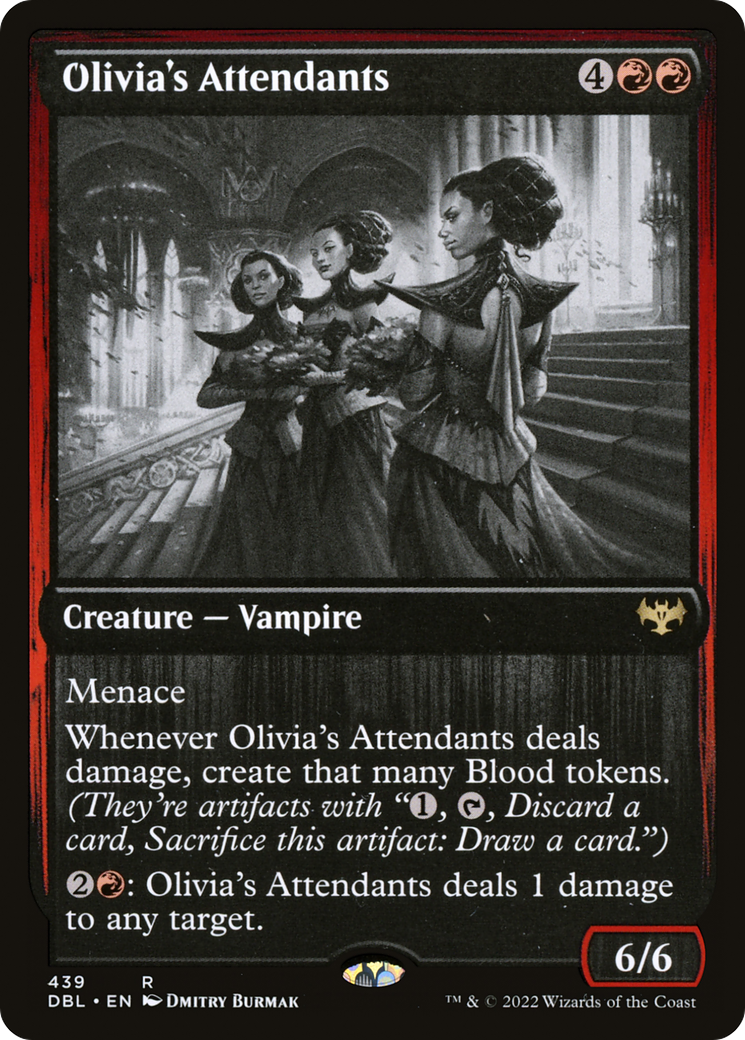 Olivia's Attendants (DBL-439)  Foil - Innistrad: Double Feature