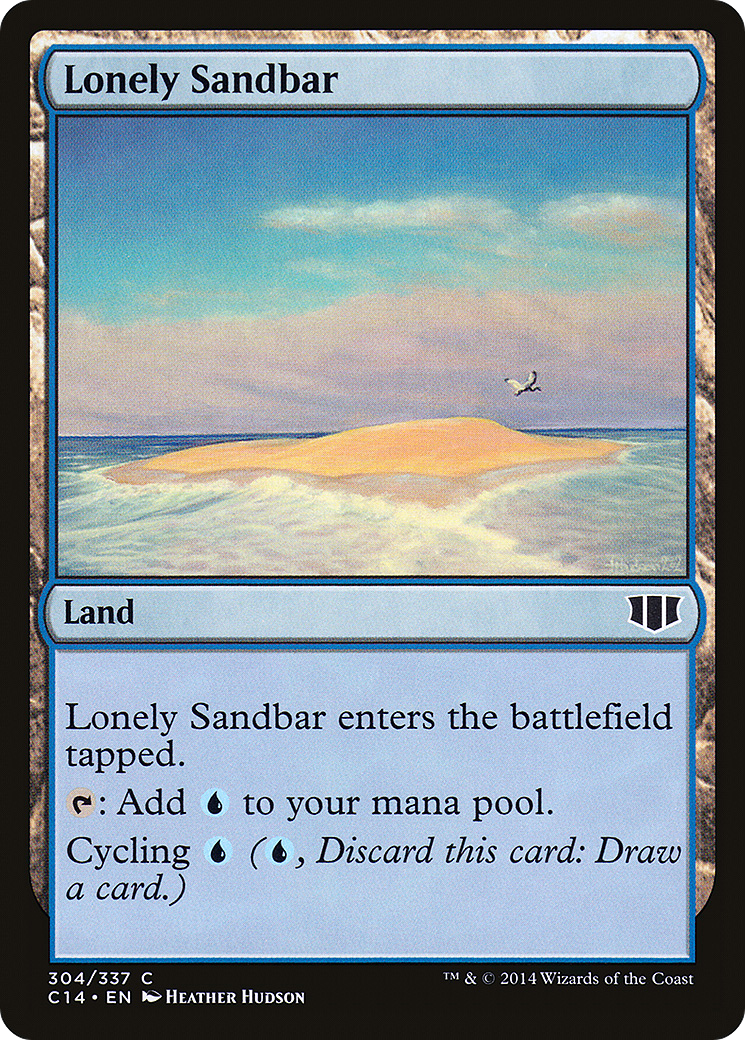 Lonely Sandbar (C14-304)  - Commander 2014