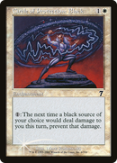 Circle of Protection: Black (7ED-06★) - Seventh Edition Foil