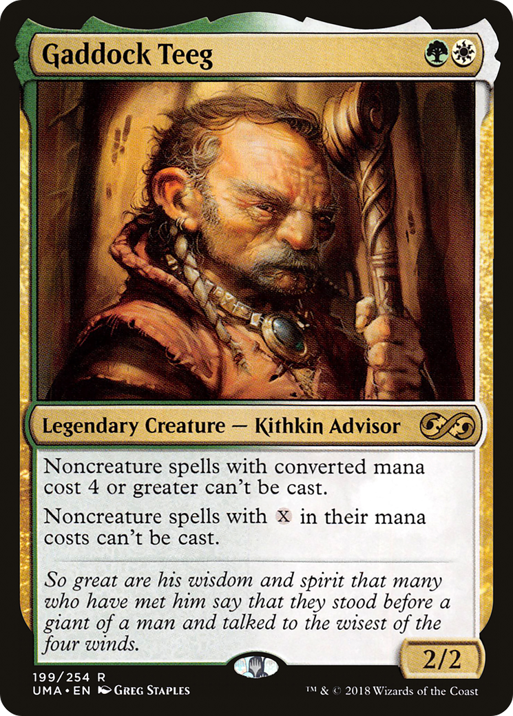 Gaddock Teeg (UMA-199)  Foil - Ultimate Masters
