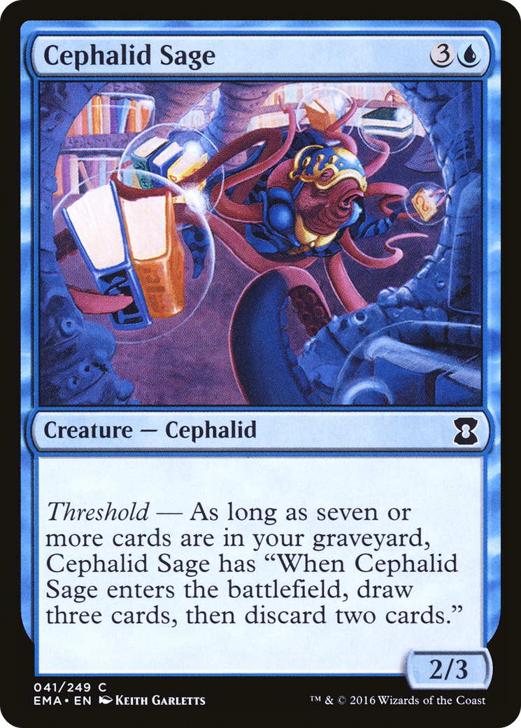 Cephalid Sage (EMA-041)  Foil - Eternal Masters