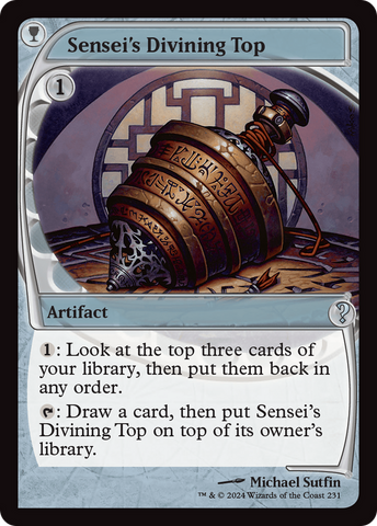 Sensei's Divining Top (Future Sight) (MB2-231)  Foil - Mystery Booster 2