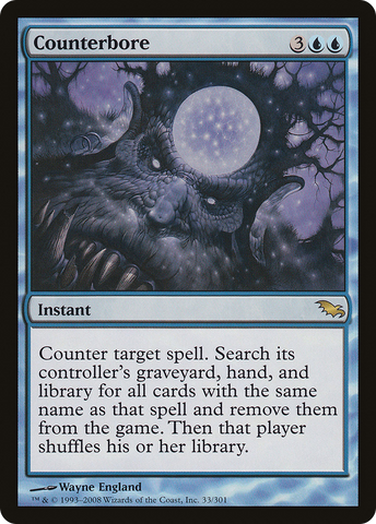 Counterbore (SHM-033)  Foil - Shadowmoor