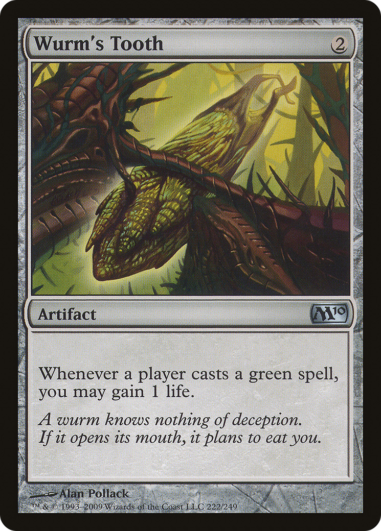 Wurm's Tooth (M10-222)  - Magic 2010
